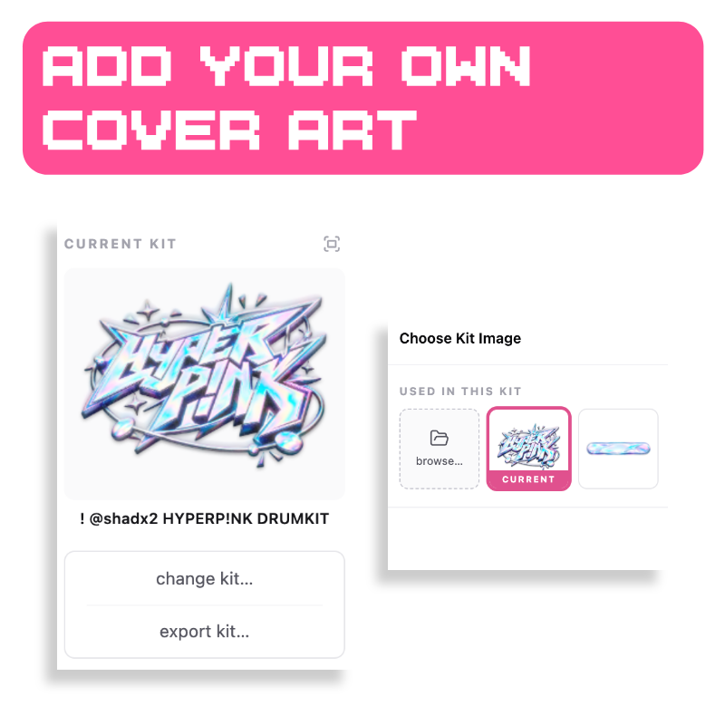 add your own cover art