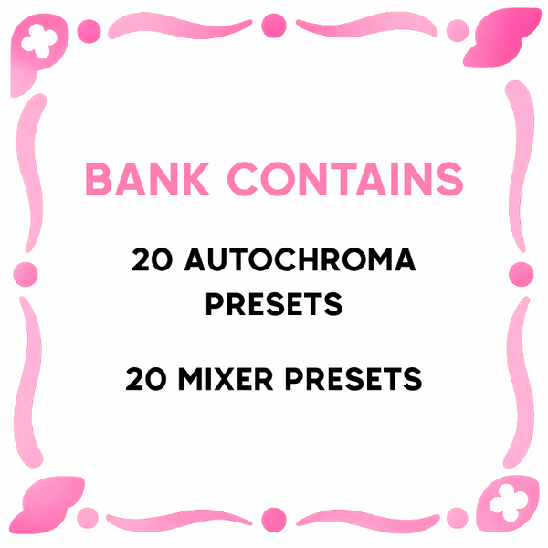 PETALS AUTOCHROMA BANK — inside the kit